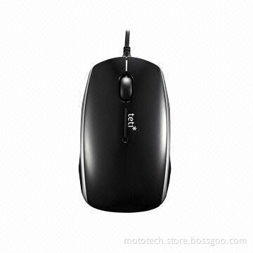 Stylish Optical Mouse in Ergonomic Design